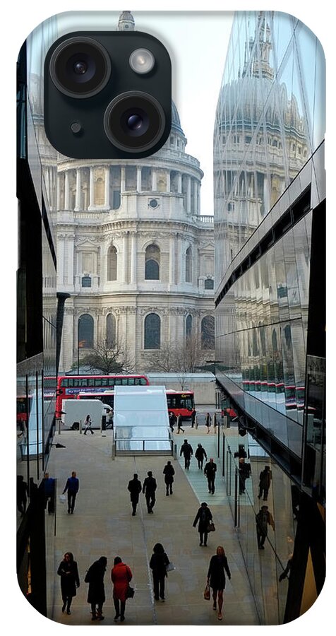 Outdoors iPhone Case featuring the photograph St Pauls Cathedral, London by Travelpix Ltd