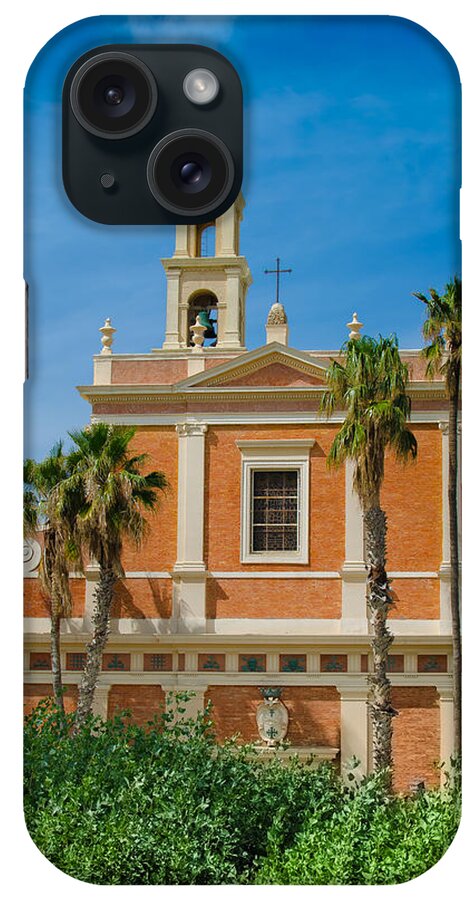 Israel iPhone Case featuring the photograph St. Peter's Church in Jaffa by David Morefield