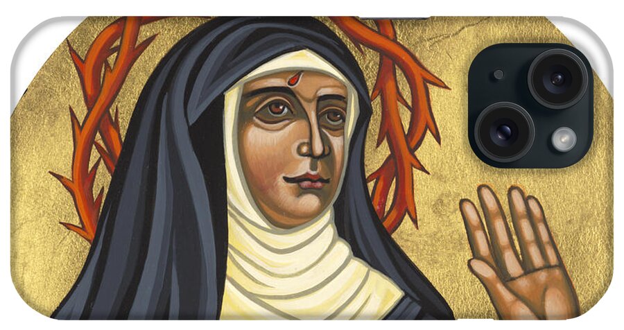 St. Rita Of Cascia iPhone Case featuring the painting St. Rita of Cascia Patroness of the Impossible 206 by William Hart McNichols