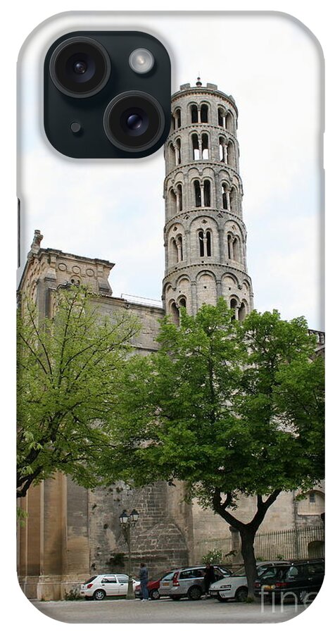 Church iPhone Case featuring the photograph St - Theodorit d Uzes Provence by Christiane Schulze Art And Photography