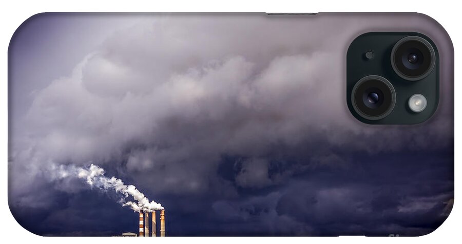Stacks In The Clouds iPhone Case featuring the photograph Stacks in the Clouds #1 by Marvin Spates