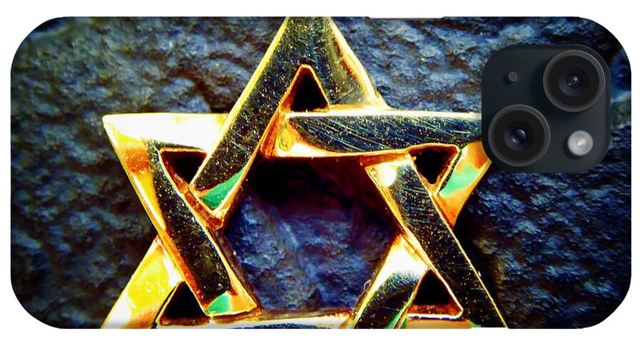 Judaism iPhone Case featuring the photograph Star of David 3 by Laurie Tsemak
