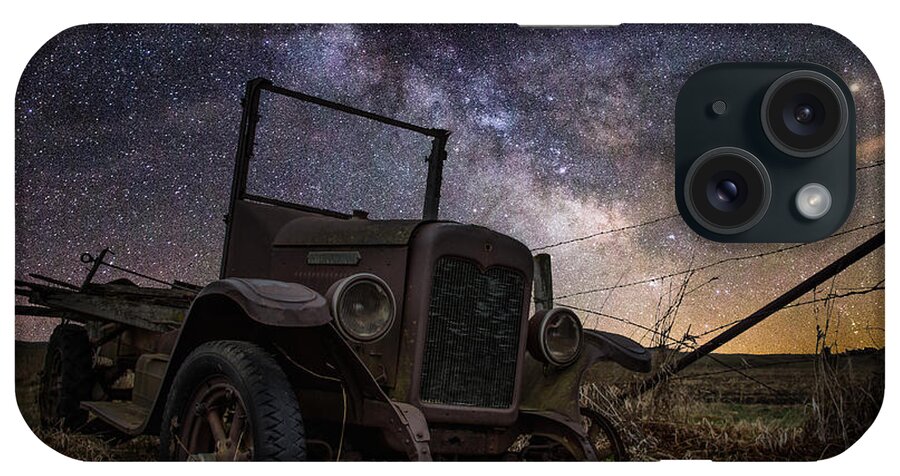 Stars iPhone Case featuring the digital art Stardust and Rust by Aaron J Groen