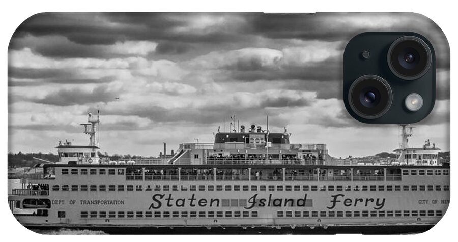 Boats iPhone Case featuring the photograph Staten Island Ferry 10484 by Guy Whiteley