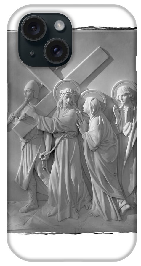 Stations Of The Cross iPhone Case featuring the photograph Station I V by Sharon Elliott
