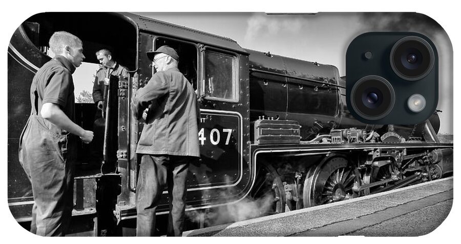 Train iPhone Case featuring the photograph Steam Locomotive by Grant Glendinning