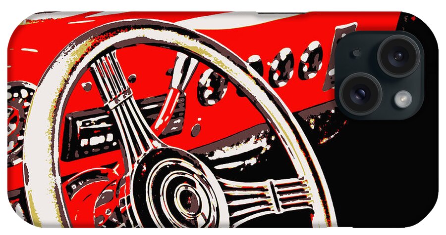 Car iPhone Case featuring the photograph Steering Wheel by Elizabeth Budd