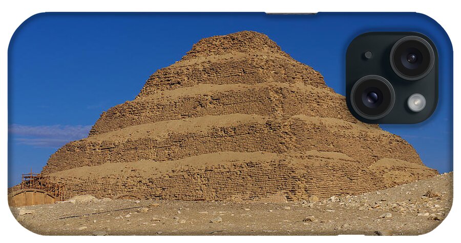 Architecture iPhone Case featuring the photograph Step Pyramid of King Djoser at Saqqara by Ivan Slosar