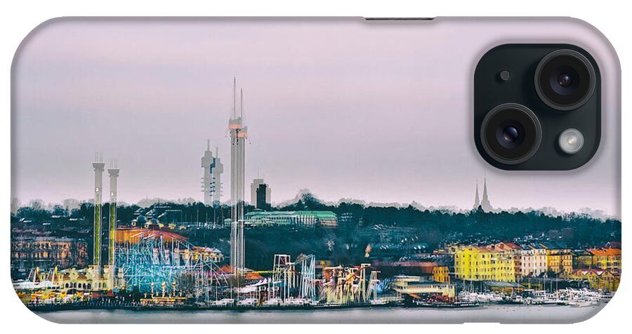 Sweden iPhone Case featuring the photograph Stockholm Double Exposure by Stelios Kleanthous