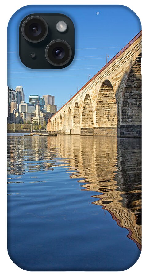 Stone Arch Bridge iPhone Case featuring the photograph Stone Arch Bridge by Angie Schutt