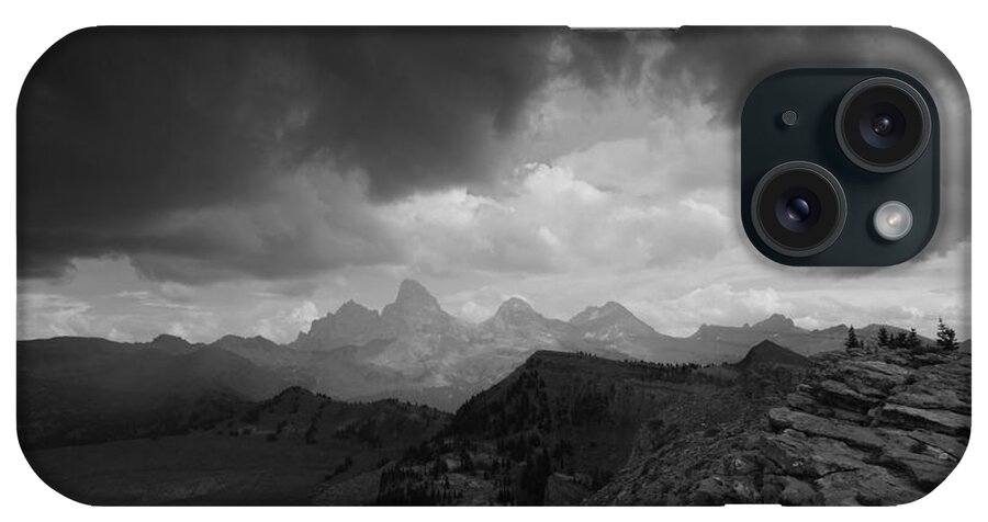 Tetons iPhone Case featuring the photograph Storm Approaches by Raymond Salani III