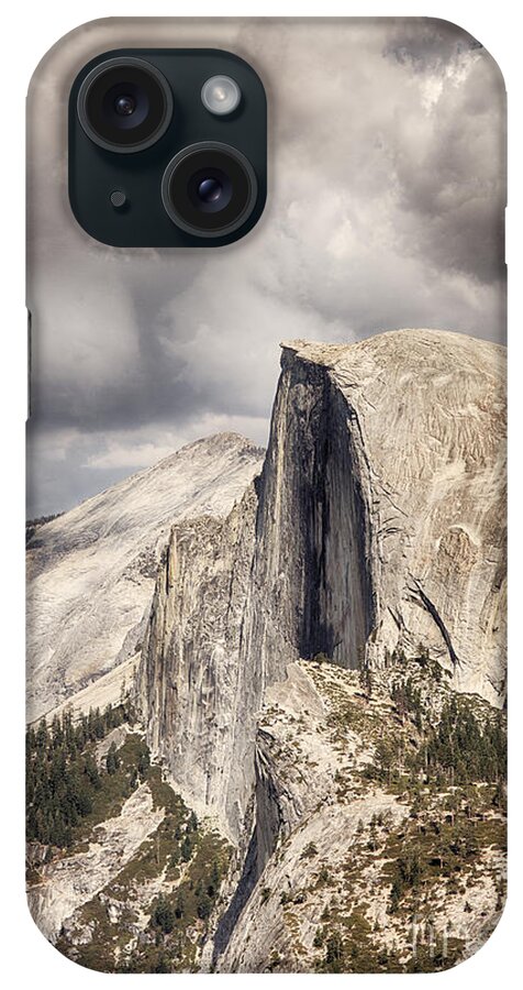 Yosemite iPhone Case featuring the photograph Storm Clouds over Half Dome by David Doucot