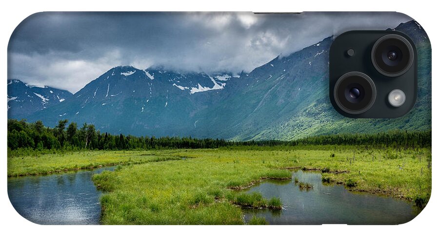 Alaska iPhone Case featuring the photograph Storm Over The Mountains by Andrew Matwijec
