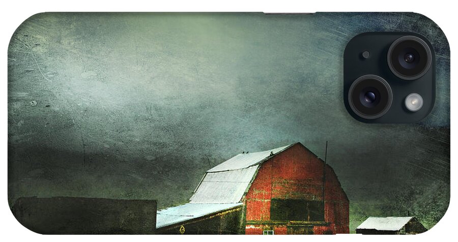 Red Barn iPhone Case featuring the photograph Storm by Theresa Tahara