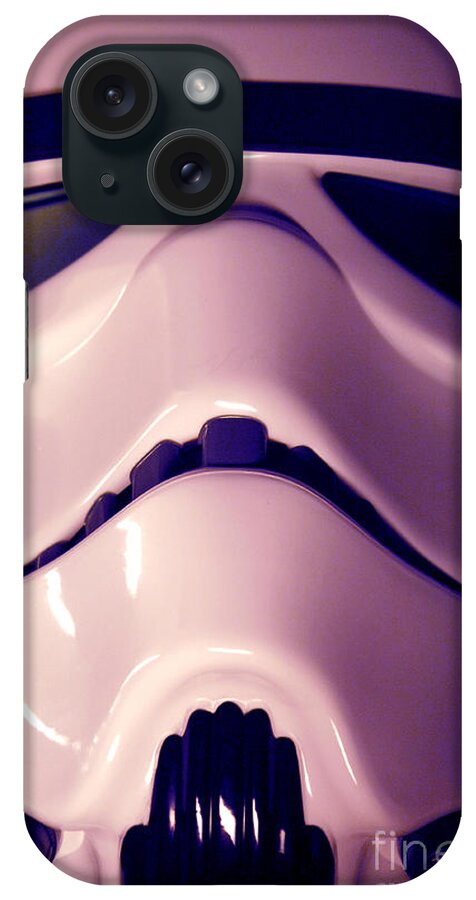 Stormtrooper iPhone Case featuring the photograph Stormtrooper Helmet 110 by Micah May
