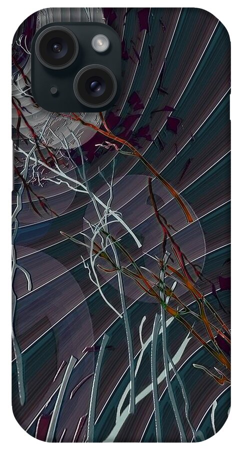 Weather iPhone Case featuring the digital art Stormy Weather by Mimulux Patricia No