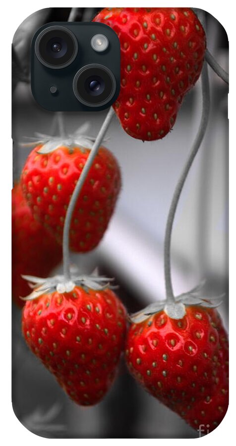 Michelle Meenawong iPhone Case featuring the photograph Strawberries by Michelle Meenawong