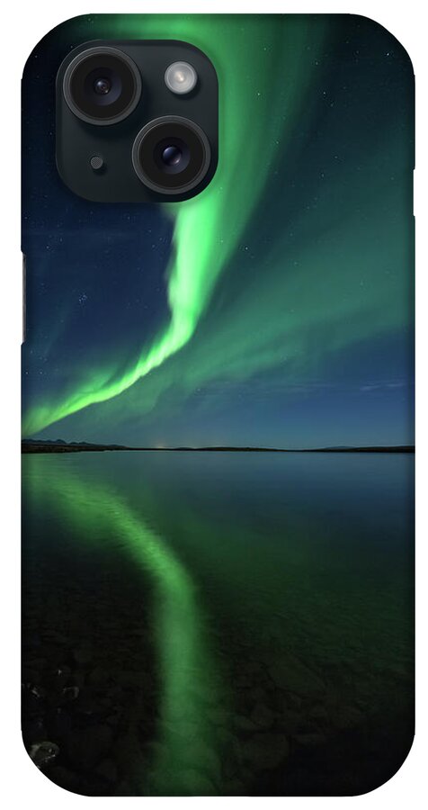 Tranquility iPhone Case featuring the photograph Streak Of Light by Friðþjófur M.