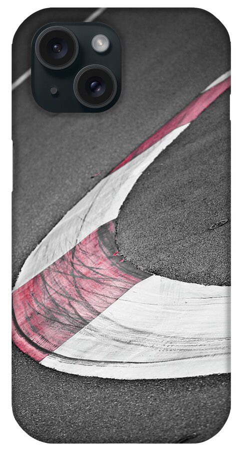 Curve iPhone Case featuring the photograph Street Detail In The Principality Of by Carlos Sanchez Pereyra