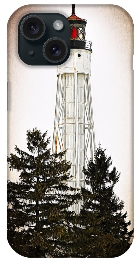 Joan Carroll iPhone Case featuring the photograph Sturgeon Bay Ship Canal Lighthouse III by Joan Carroll