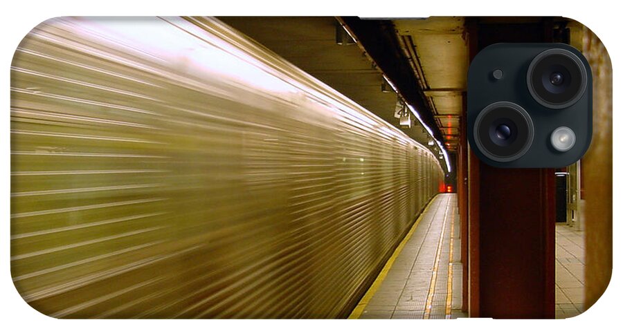 Mieczyslaw iPhone Case featuring the photograph Subway Speed by Mieczyslaw Rudek