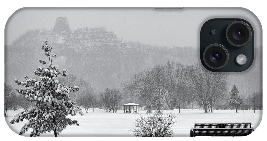 Sugarloaf iPhone Case featuring the photograph Sugarloaf Snowstorm by Al Mueller