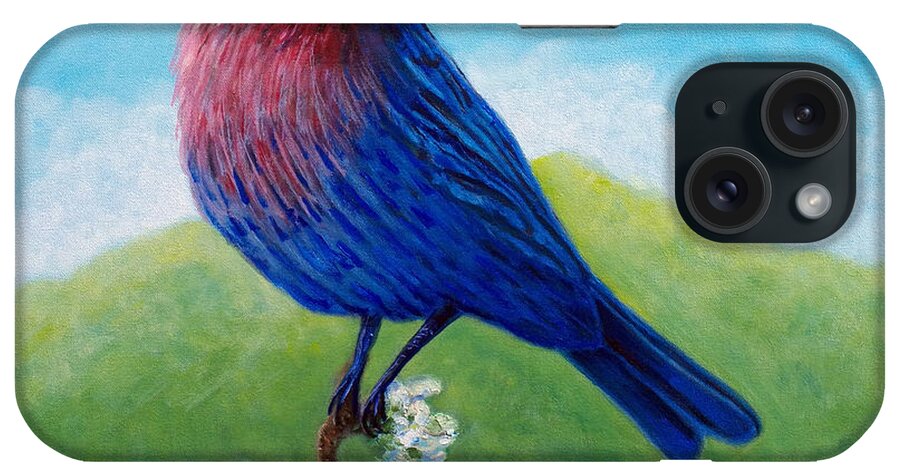 Bird iPhone Case featuring the painting Summertime by Brian Commerford