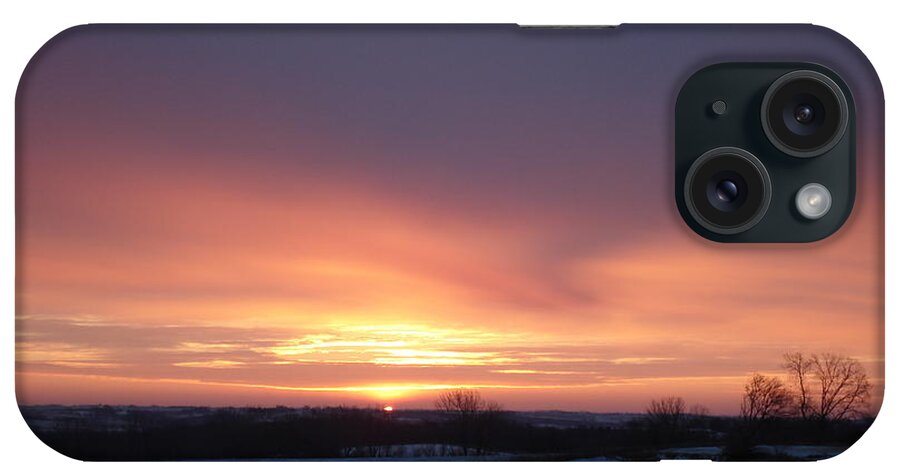 January iPhone Case featuring the photograph Sun Up in January by J L Zarek