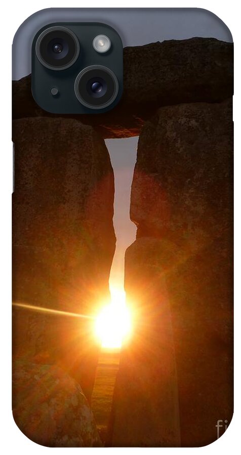 Stonehenge iPhone Case featuring the photograph Sunburst by Vicki Spindler