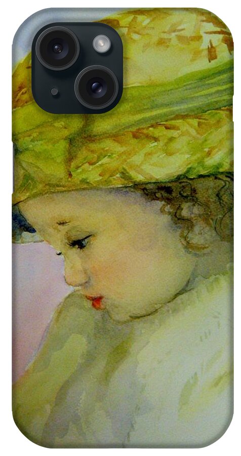 Child iPhone Case featuring the painting Sunday Best by Lori Ippolito