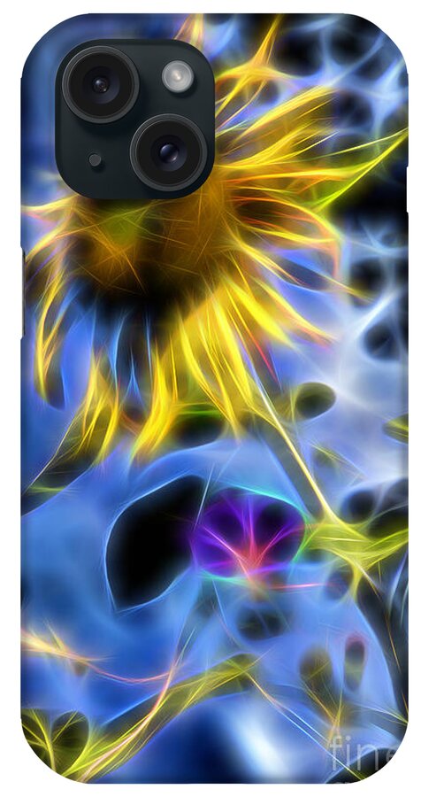 Timothy Hacker iPhone Case featuring the photograph Sunflower In Its Glory by Timothy Hacker