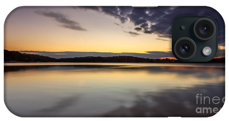 Lake-lanier iPhone Case featuring the photograph Sunrise on the lake #2 by Bernd Laeschke