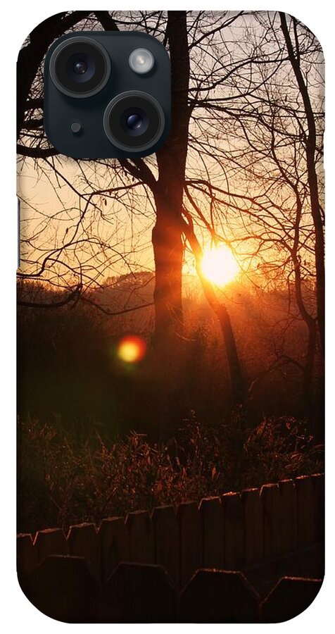 Sunrise iPhone Case featuring the photograph Sunrise in Hocking Hills by Haren Images- Kriss Haren