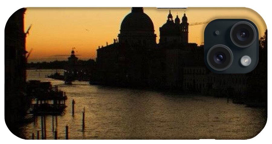  iPhone Case featuring the photograph Sunrise On The Grand Canal Venice by Greg Lee