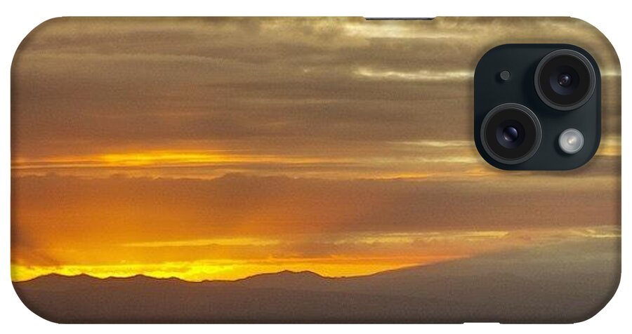 Pdxpipeline iPhone Case featuring the photograph Sunrise On The Left, A Hidden Mt. Hood by Mike Warner