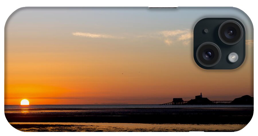 Mumbles iPhone Case featuring the photograph Sunrise on the Mumbles by Paul Cowan