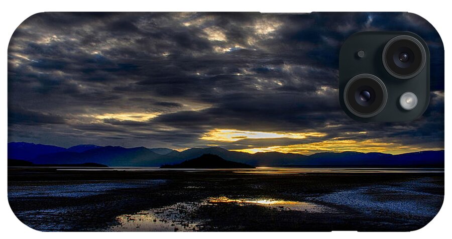 Mountains iPhone Case featuring the photograph Sunrise over Kluane Lake by Gary O'Boyle