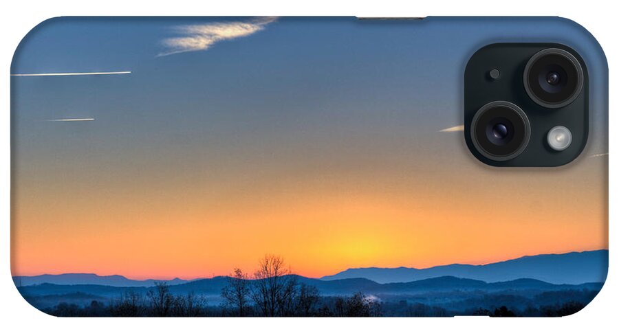 Sunrise iPhone Case featuring the photograph Sunrise Over the Smokies by Douglas Stucky