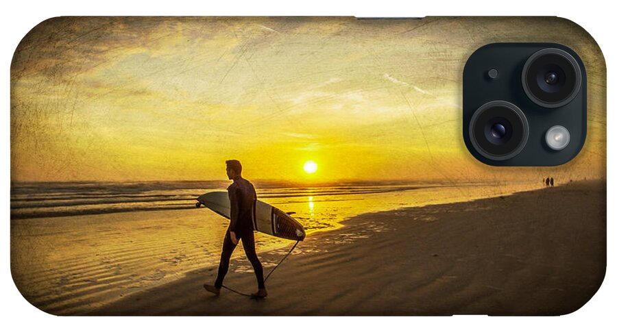 Beach iPhone Case featuring the photograph Sunrise Surfer by Danny Mongosa