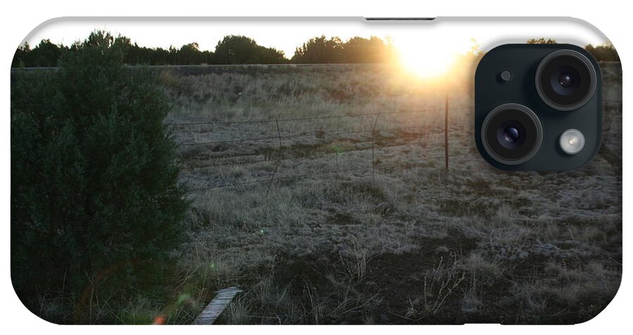 Fence iPhone Case featuring the photograph Sunrize by David S Reynolds
