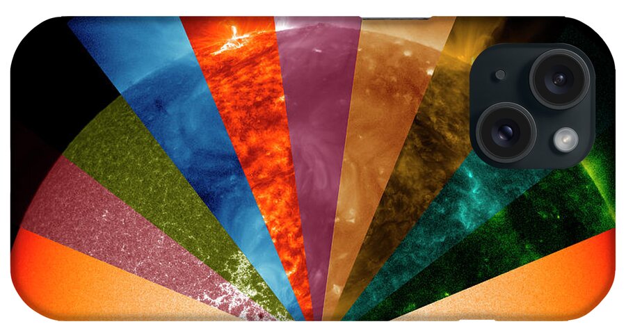 Nobody iPhone Case featuring the photograph Sun's Surface At Different Wavelengths by Nasa Goddard Space Flight Center