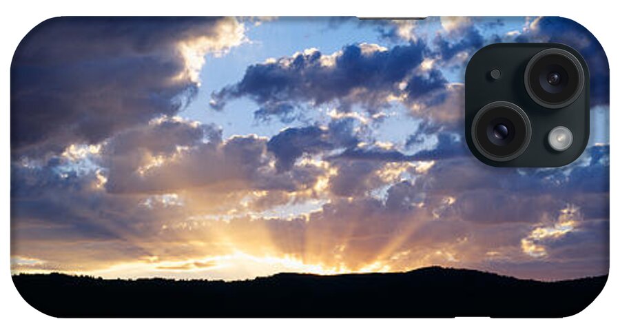 Photography iPhone Case featuring the photograph Sunset Along Route 95, Idaho by Panoramic Images