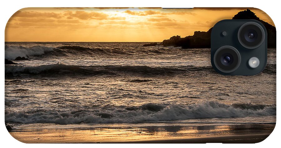 Photography iPhone Case featuring the photograph Sunset at Pfeiffer State Beach by Lee Kirchhevel
