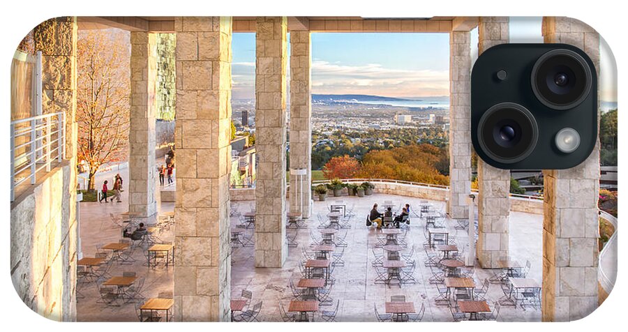 Getty iPhone Case featuring the photograph Sunset At The Getty by Jim Moss