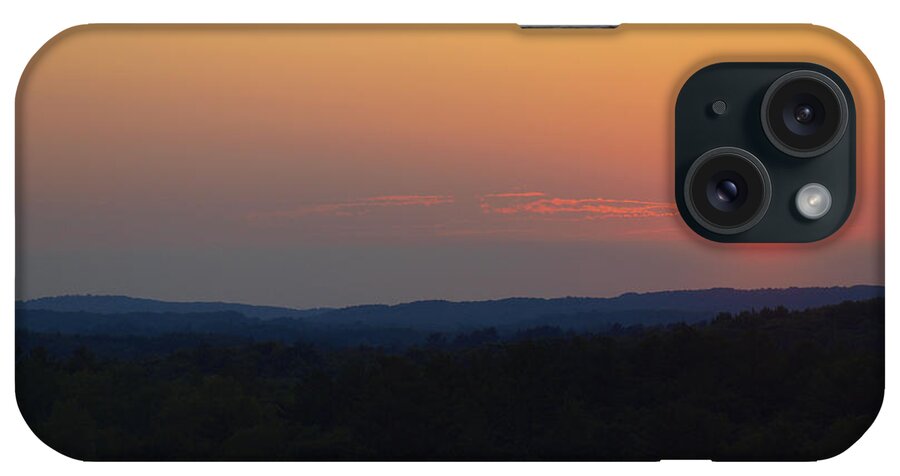 Sunset iPhone Case featuring the photograph Sunset at Waupaca Wisconsin by Thomas Young