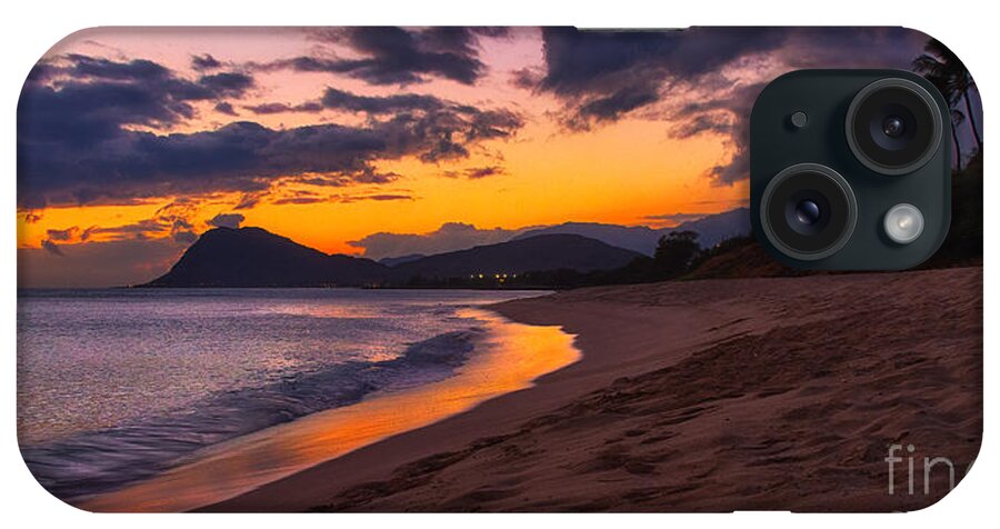 Hawaii iPhone Case featuring the photograph Sunset Beach by Anthony Michael Bonafede