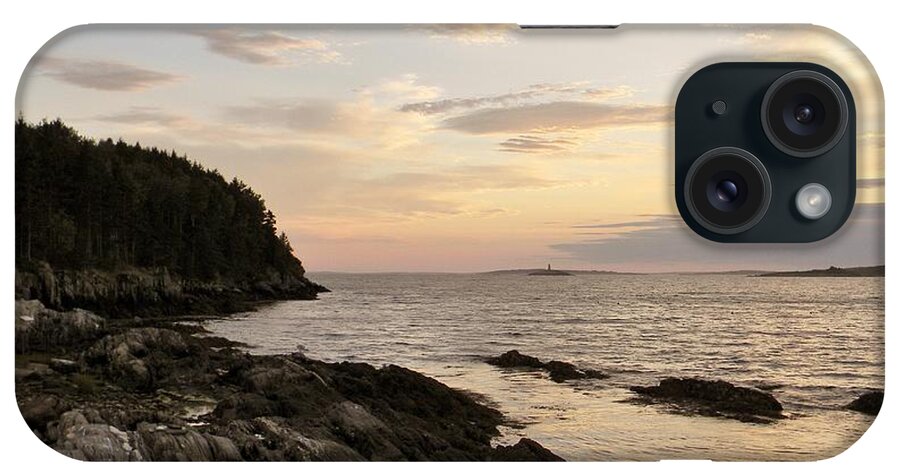 Maine iPhone Case featuring the photograph Sunset by the Sea by Jean Goodwin Brooks