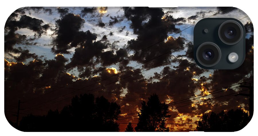 Sunset iPhone Case featuring the photograph Sunset Clouds by Edward Hawkins II