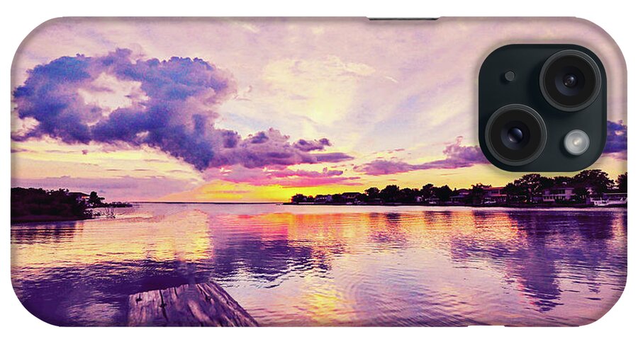 Sunset iPhone Case featuring the photograph Sunset Dock by Bill Carson Photography