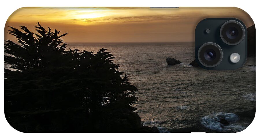 Photography iPhone Case featuring the photograph Sunset from Julia Pfeiffer Burns State Park by Lee Kirchhevel